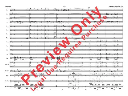Rhythm Is Gonna Get You - Estefan/Garcia/Lopez - Jazz Ensemble - Gr. 2.5