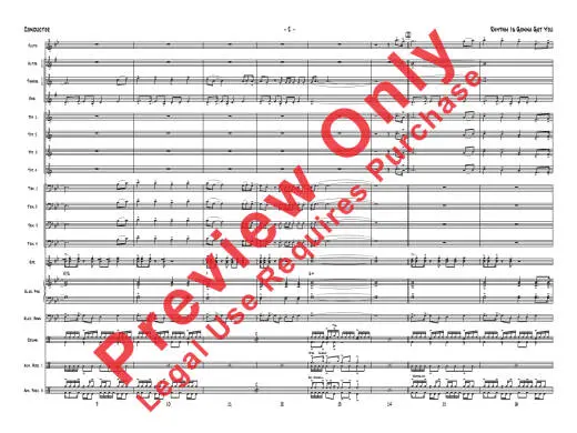 Rhythm Is Gonna Get You - Estefan/Garcia/Lopez - Jazz Ensemble - Gr. 2.5