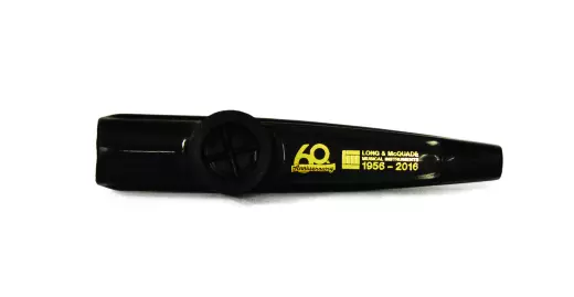 60th Anniversary Plastic Kazoo - Black/Gold