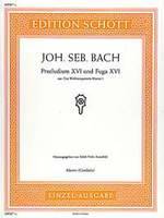 Schott - Prelude and Fugue No. 16 in G Minor - Bach/Picht-Axenfeld - Piano