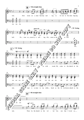 Little Brown Church - Pitts/Nickel - SATB