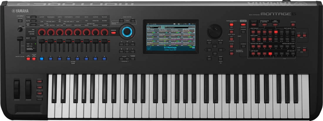 MONTAGE 6 - 61 Key Synthesizer - Black