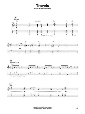 Jake Shimabukuro: Live in Japan - Ukulele TAB - Book