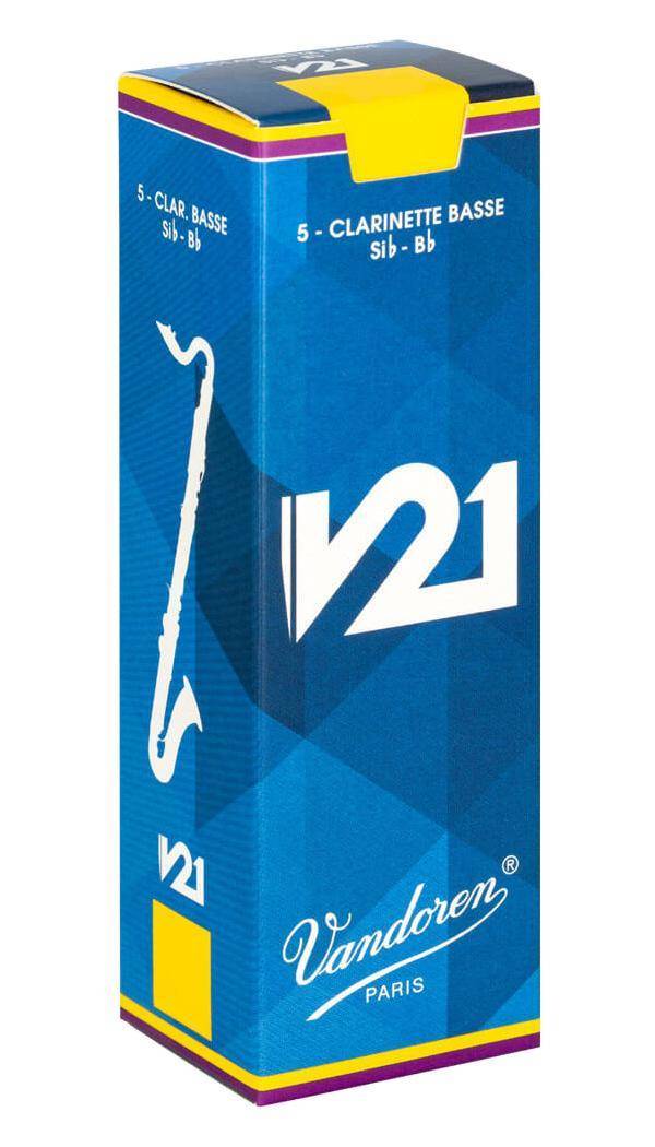 V21 Bass Clarinet Reeds (5/Box) - 4.5