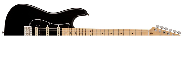 USA Stratocaster Pro HSS Maple with Gig Bag - Black