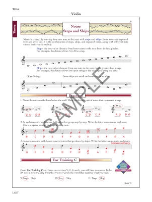 Basic Music Theory and History for Strings, Workbook 1 - Barden/Shade - Teacher\'s Edition - Book