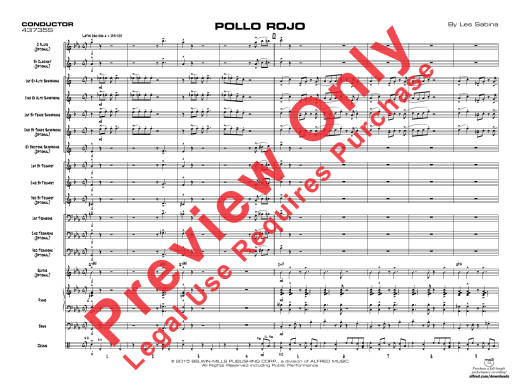 Pollo Rojo - Sabina - Jazz Ensemble - Gr. 1