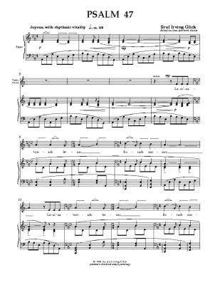 Psalm Trilogy Nr 2, Psalm 47 - Glick - String Parts