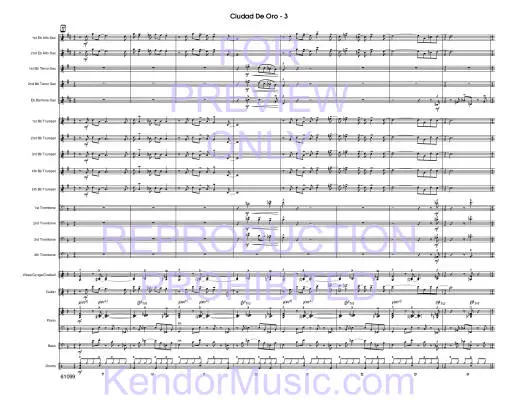 Ciudad De Oro (City Of Gold) - Washut - Jazz Ensemble - Gr. Medium