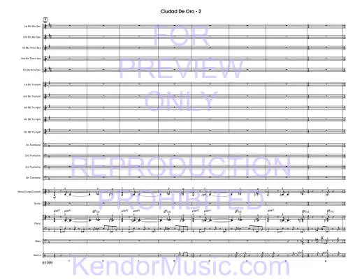 Ciudad De Oro (City Of Gold) - Washut - Jazz Ensemble - Gr. Medium
