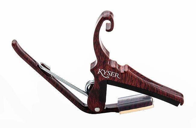Quick-Change Capo for 6-String Acoustic Guitar - Rosewood
