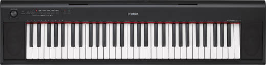 Yamaha - NP12 Piaggerro 61 Key Portable Keyboard - Black