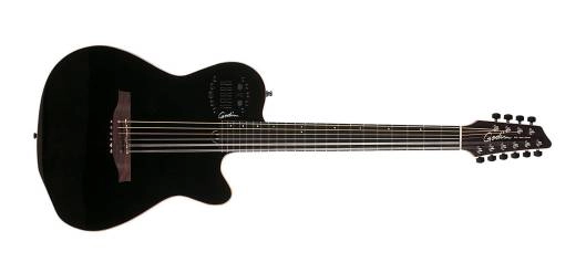 Godin Guitars - A10 Black Steel HG with Bag