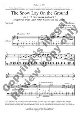 The Snow Lay On the Ground (Collection) - Wachner - SATB