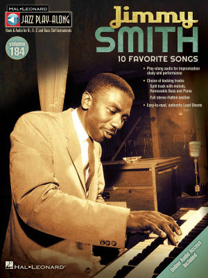 Jimmy Smith: Jazz Play-Along Volume 184 - Book/Audio Online