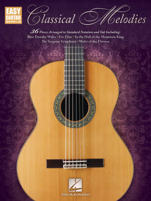 Classical Melodies: Easy Guitar with Notes & Tab - Book