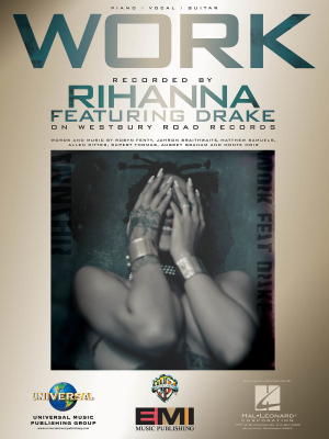 Hal Leonard - Work - Rihanna/Drake - Piano/Voix/Guitare