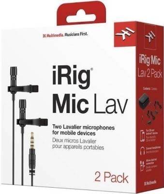 2 Pack Of Irig Mic Lavs