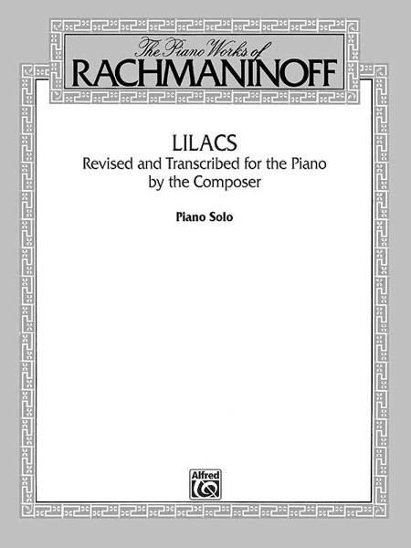 Lilacs - Rachmaninoff - Advanced Solo Piano - Sheet Music