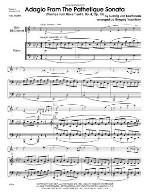 Adagio From The Pathetique Sonata (Themes From Movement II, No. 8, Op. 13) - Beethoven/Yasinitsky - Clarinet/Piano