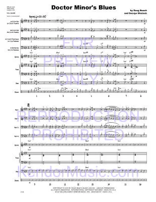 Doctor Minor\'s Blues - Beach/Shutack - Jazz Ensemble - Gr. Very Easy