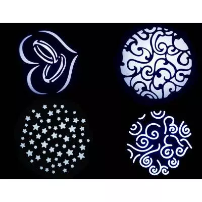 PinPoint-Gobo LED Gobo Projector w/Frost & Colour Filters