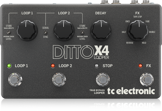 TC Electronic - Ditto X4 Looper - Dual Track FX Looper Pedal