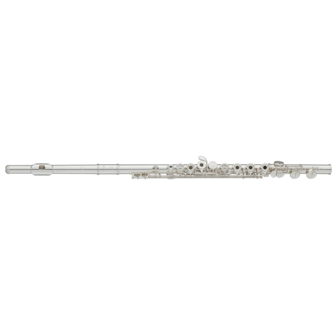 Standard Silver Plated Flute - Open Hole - Offset G - C Foot