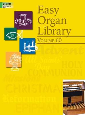 The Lorenz Corporation - Easy Organ Library, Vol. 60 - Organ (2 staff) - Book