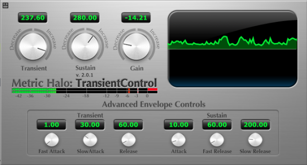 MH TransientControl (Download)<br>MH TransientControl for AAX|Native, AAX|DSP, AU, VST, Mac/Win