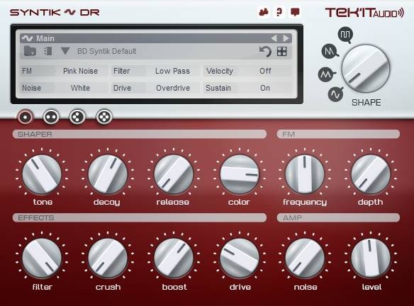 Syntik-DR Electronic Drum Synthesizer - Download