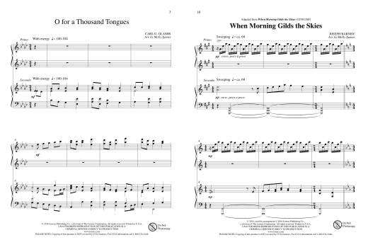 The Glories of My God and King - Ijames - Intermediate Piano Duets (1 Piano, 4 Hands)