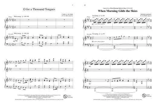 The Glories of My God and King - Ijames - Intermediate Piano Duets (1 Piano, 4 Hands)