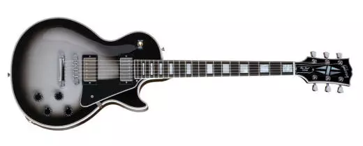 Les Paul Custom Electric - Silverburst Finish - Chrome Hardware