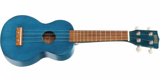 Kahiko Soprano Ukulele w/Bag - Transparent Blue