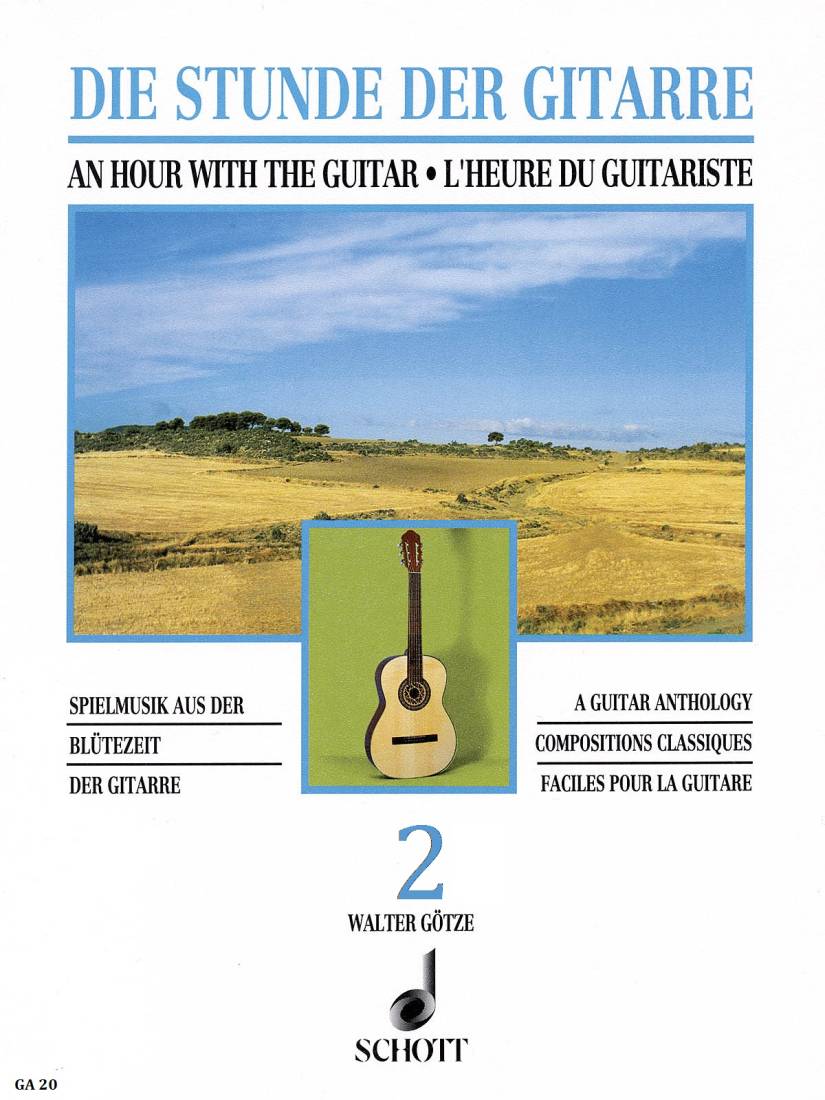 An Hour with the Guitar -- Volume 2 - Gotze - Classical Guitar - Book