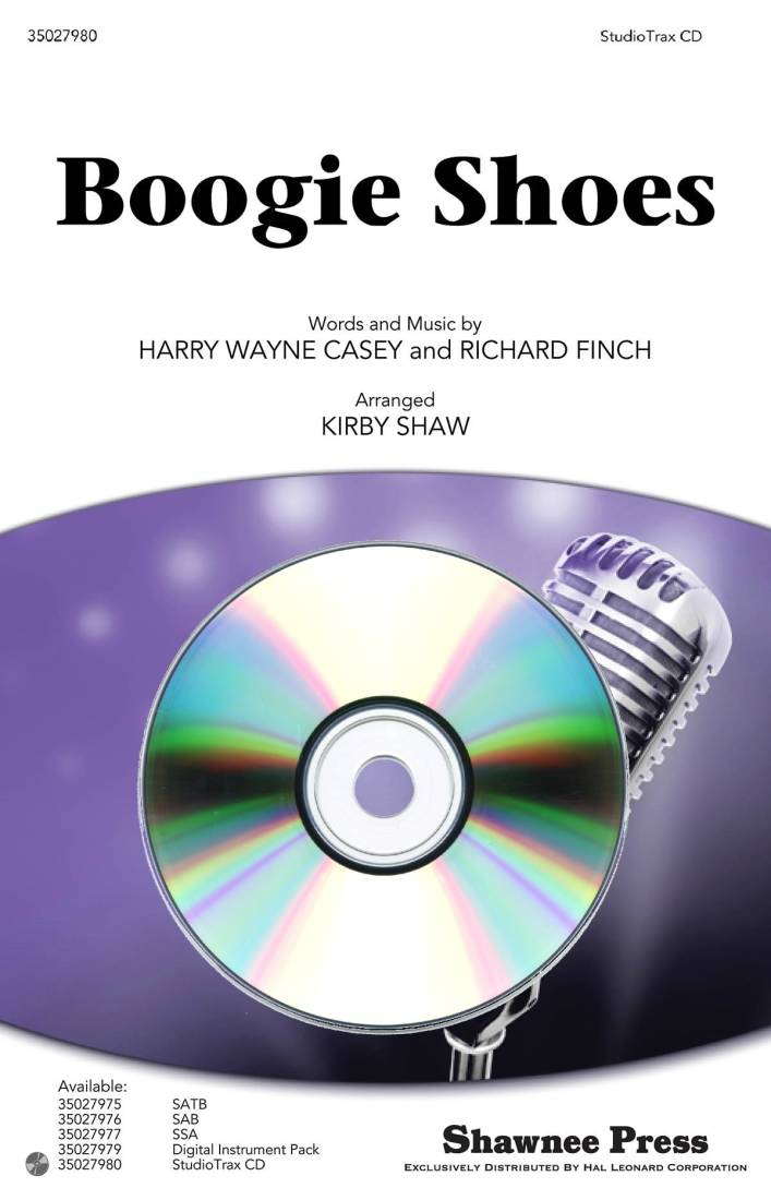 Boogie Shoes - Casey/Finch/Shaw - StudioTrax CD