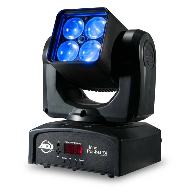 Inno Pocket Z4 Mini Moving Head w/Zoom, 4x10W Quad RGBW LEDs
