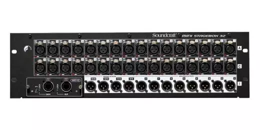 Soundcraft - Mini Stagebox 32 (3U) with MADI/USB Card