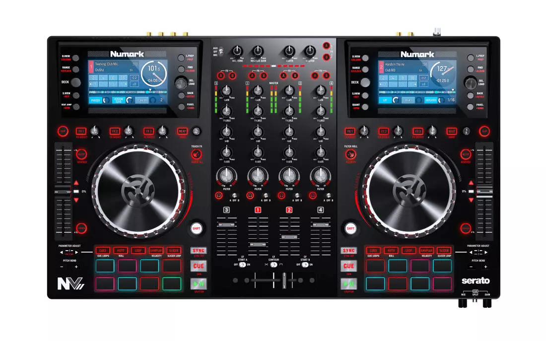 NVII Serato DJ Controller w/ 4-Deck Intelligent Dual-Display