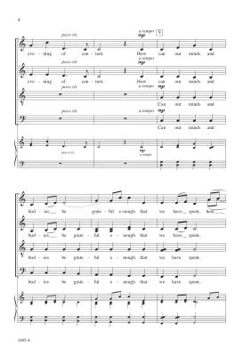 Grace Before Sleep - LaBarr/Teasdale - SATB