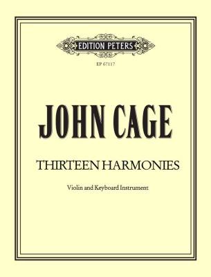 C.F. Peters Corporation - Thirteen Harmonies - Cage - Violin/Keyboard