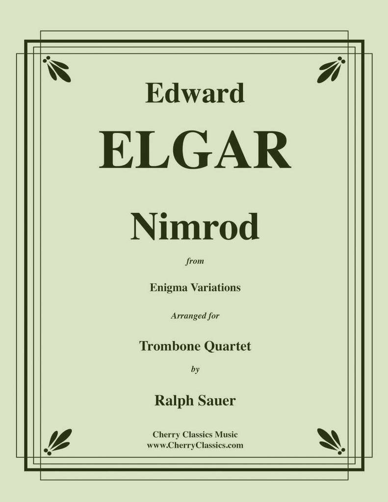 Nimrod from Enigma Variations - Elgar/Sauer - Trombone Quartet