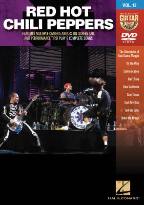 Hal Leonard - Red Hot Chili Peppers: Guitar Play-Along DVD Volume 13 - Guitar TAB