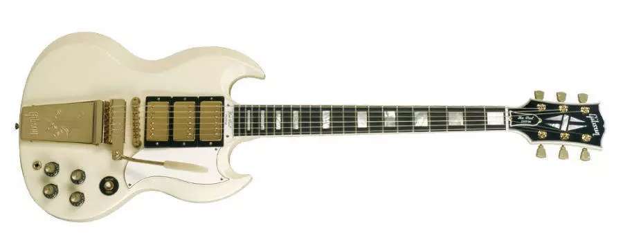 VOS SG Custom Reissue - Maestro Trem in Classic White