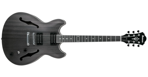 Ibanez - Artcore AS53 Hollow Body Guitar - Transparent Black Flat