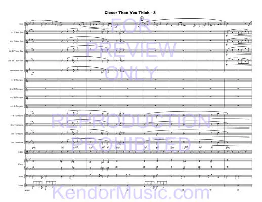 Closer Than You Think - Zvacek - Jazz Ensemble - Gr. 3