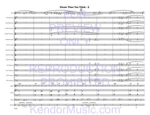 Closer Than You Think - Zvacek - Jazz Ensemble - Gr. 3