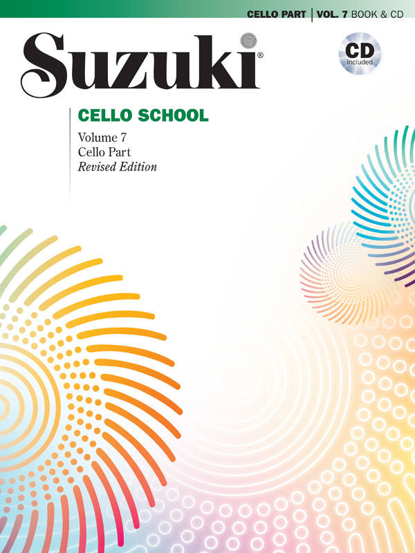 Suzuki Cello School, Volume 7 (International Edition) - Cello - Book/CD