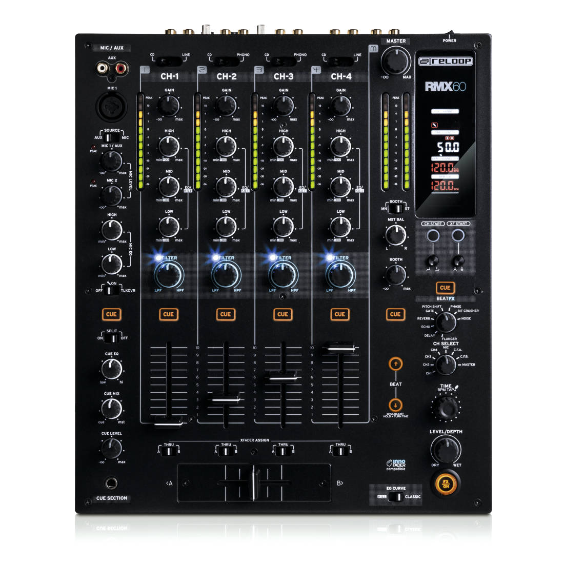 RMX-60 Digital 4+1 Channel Performance Club Mixer w/ Effects